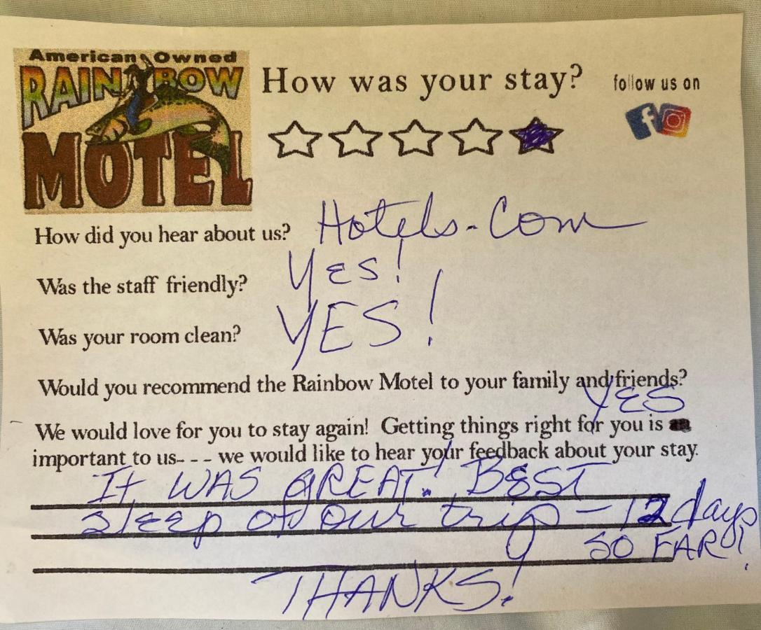 Rainbow Motel Thermopolis Kültér fotó